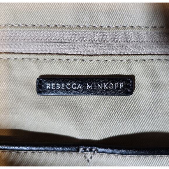 Rebecca Minkoff Signature Top Zip Tote Bag Dk Luggage Cognac MSRP $358 - Picture 15 of 15